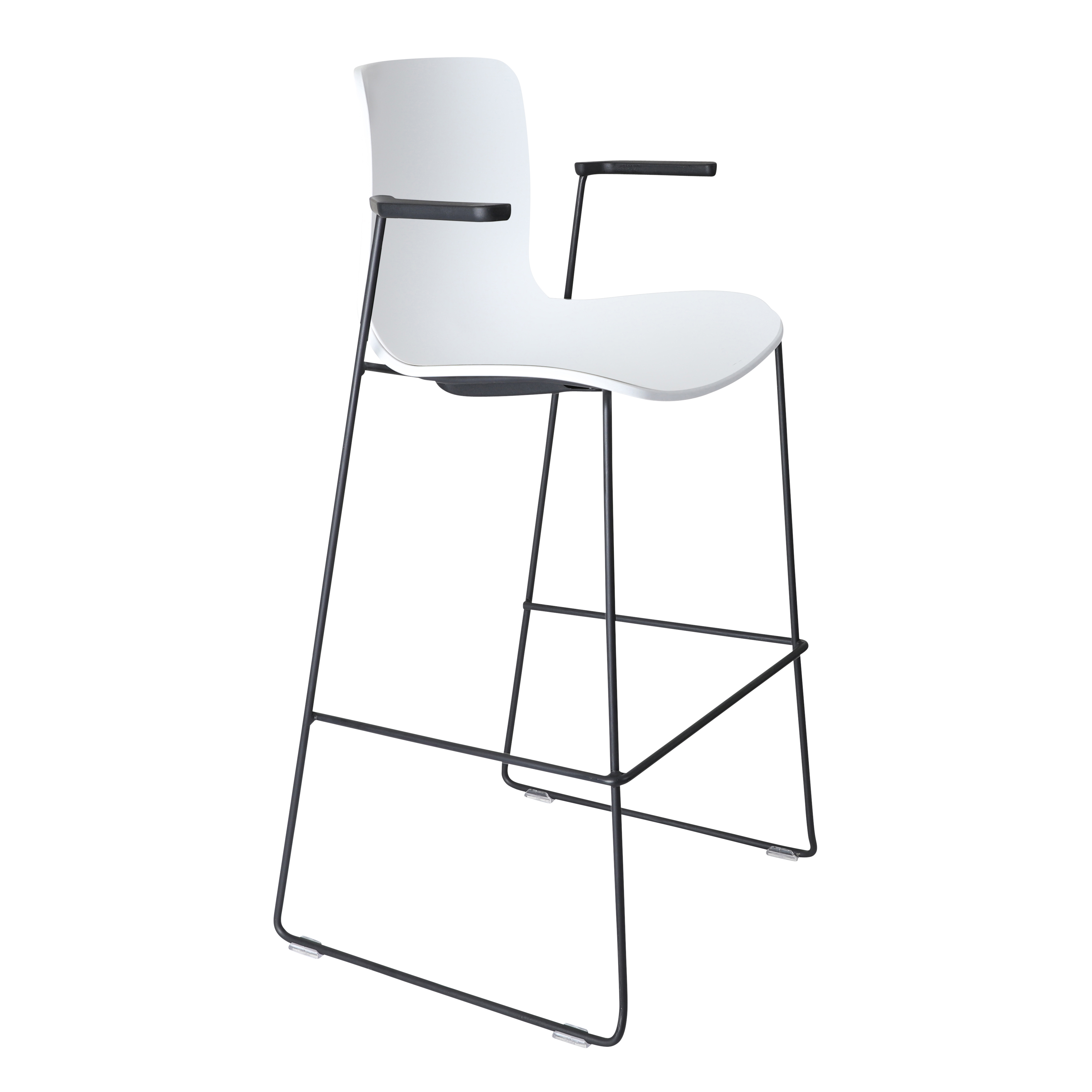 Acti Stool (White / Stool Sled Base)